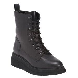 LIVERPOOL LA Leather Redlands Lace Up Booties
